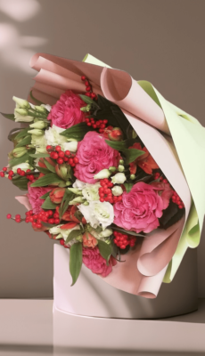 puokštė floristo fantazija