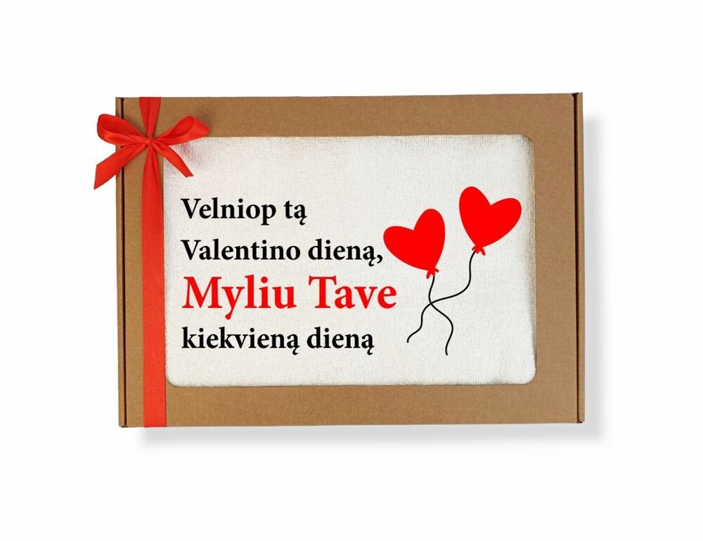 Rankšluostis Valentino dienai